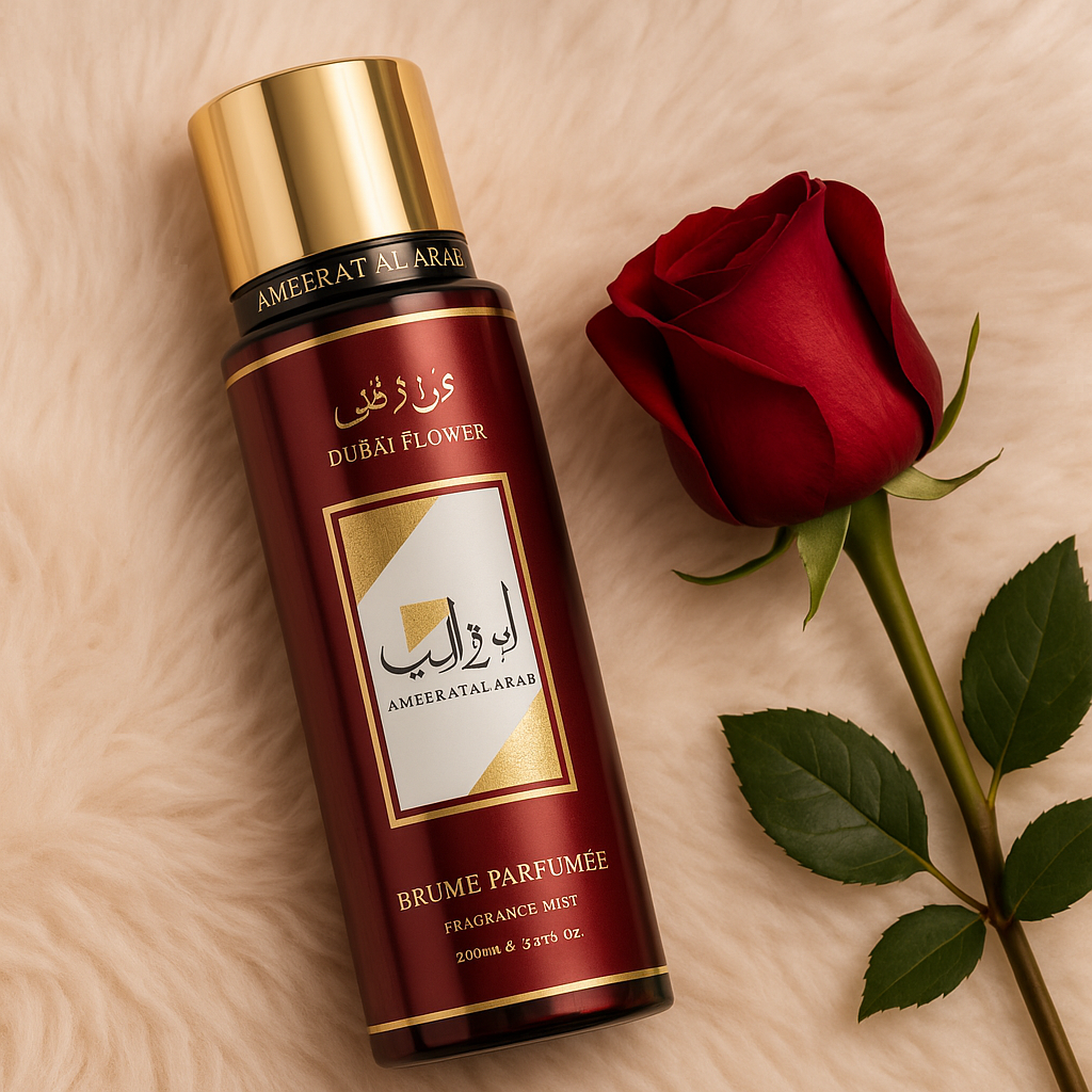 Brume parfumée
Ameerat Al Arab 250ml
- Dubai Flower