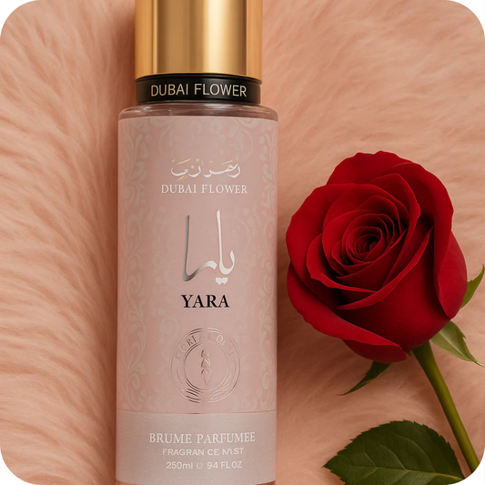 Brume Corps et cheveux Yara 250ml- Dubaï Flower