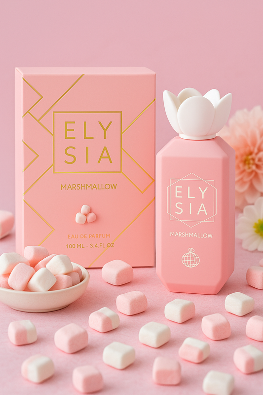 Elysia Marshmallow de Fragrance World – Eau de parfum féminine gourmande – 100 ml